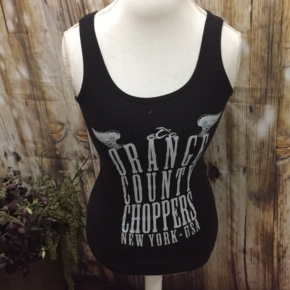 Orange County Choppers black tank top . 🍤